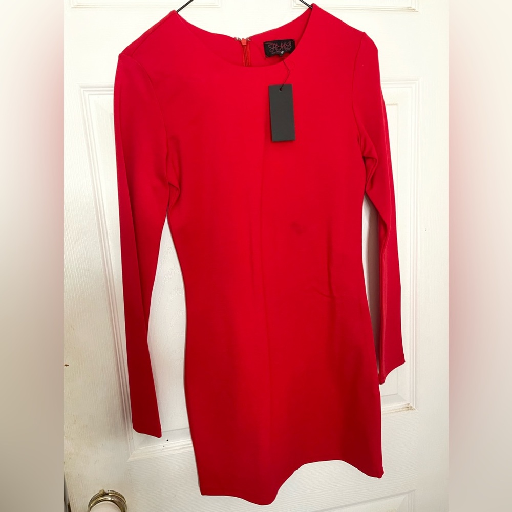 NWT Red Bodycon Dress